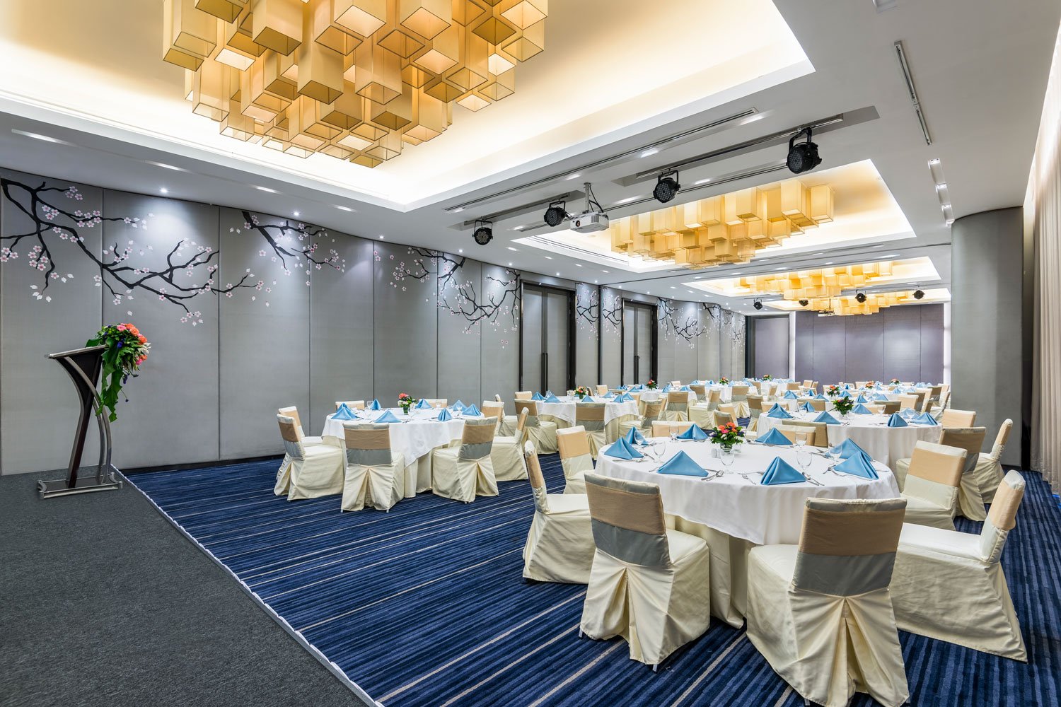 Hotel function rooms at Chatrium Sathorn in Bangkok, Thailand.