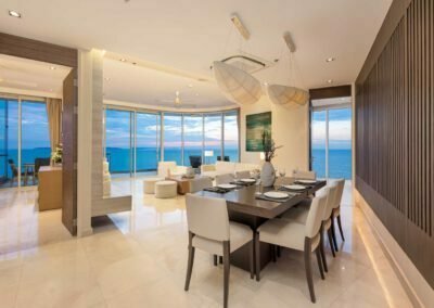 Virtual tour f a 3 Bedroom Apartment. at the Cove in Pattaya, Thailand. Virtual tour for real estate in Pattaya