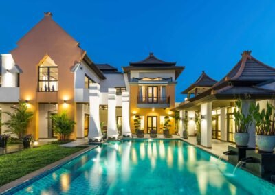 Architectural photo of a modern Thai Villa in Pattaya. Photographed by Real Estate Photography Thailand.