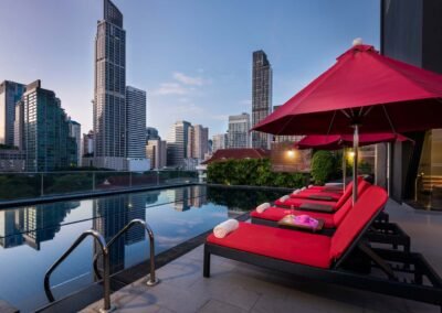 Captivating hotel photography in Bangkok, Thailand by professional hotel photographer.